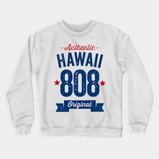 Authentic Hawaii 808 Area Code Crewneck Sweatshirt